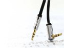 Ugreen płaski kabel przewód audio AUX 3,5 mm mini jack 2m srebrny (10599)