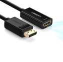 Ugreen przejściówka kabel przewód z DisplayPort (męski) na HDMI (żeński) (jednokierunkowy) 1080P 60Hz 12bit czarny (40362)