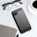 Carbon Case elastyczne etui pokrowiec Huawei Y5p czarny