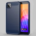 Carbon Case elastyczne etui pokrowiec Huawei Y5p czarny