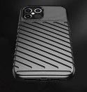 Thunder Case elastyczne pancerne etui pokrowiec iPhone 12 Pro Max niebieski