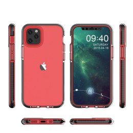 Spring Case pokrowiec żelowe etui z kolorową ramką do iPhone 12 mini miętowy