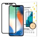 Wozinsky super wytrzymałe szkło hartowane Full Glue na cały ekran z ramką Case Friendly iPhone 12 mini czarny