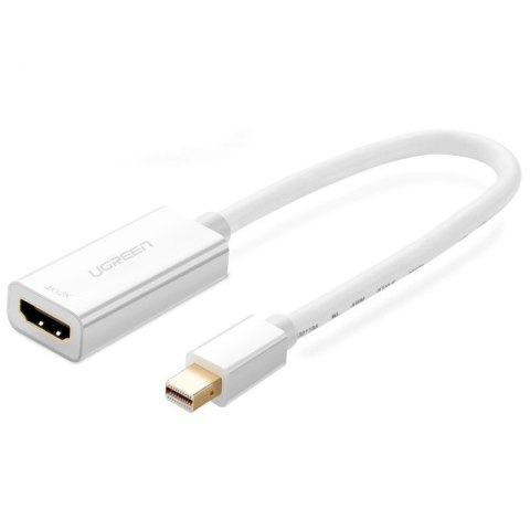 Adapter Ugreen MD112 10460 mini DisplayPort (męski) / HDMI (żeński) FHD 1080p - biały