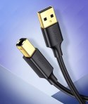 Ugreen kabel USB Typ B do drukarki (męski) - USB 2.0 (męski) 480 Mbps 1,5 m czarny (US135 10350)