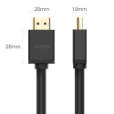 Ugreen kabel przewód HDMI 4K 30 Hz 3D 18 10 m czarny (HD104 10110)