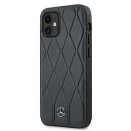 Etui Mercedes Wave Line na iPhone 12 mini - niebieskie