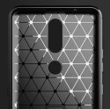 Carbon Case elastyczne etui pokrowiec Nokia 2.4 czarny