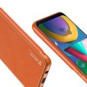 Dux Ducis Yolo eleganckie etui pokrowiec ze skóry ekologicznej Samsung Galaxy M30s pomarańczowy