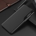 Eco Leather View Case elegancki futerał etui z klapką i funkcją podstawki Samsung Galaxy A02s EU czarny