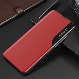 Eco Leather View Case elegancki futerał etui z klapką i funkcją podstawki Samsung Galaxy S21+ 5G (S21 Plus 5G) czerwony