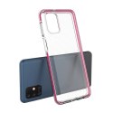 Spring Case pokrowiec żelowe etui z kolorową ramką do Samsung Galaxy M51 żółty