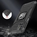 Wozinsky Ring Armor pancerne hybrydowe etui pokrowiec + magnetyczny uchwyt Samsung Galaxy M31s srebrny