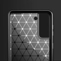 Carbon Case elastyczne etui pokrowiec Samsung Galaxy S21+ 5G (S21 Plus 5G) czarny