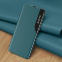 Eco Leather View Case elegancki futerał etui z klapką i funkcją podstawki Samsung Galaxy A72 4G fioletowy