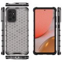 Honeycomb etui pancerny pokrowiec z żelową ramką Samsung Galaxy A72 4G przezroczysty