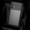 Thunder Case elastyczne pancerne etui pokrowiec Samsung Galaxy A72 4G zielony