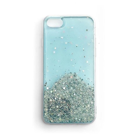 Wozinsky Star Glitter błyszczące etui pokrowiec z brokatem Samsung Galaxy A30 niebieski