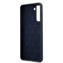 Etui Mercedes Silicone Line na Samsung Galaxy S21+ - niebieskie