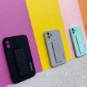 Wozinsky Kickstand Case silikonowe etui z podstawką iPhone 11 Pro ciemnozielone