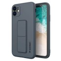 Wozinsky Kickstand Case silikonowe etui z podstawką iPhone 12 mini granatowe