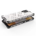 Honeycomb etui pancerny pokrowiec z żelową ramką Samsung Galaxy A42 5G czerwony