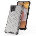 Honeycomb etui pancerny pokrowiec z żelową ramką Samsung Galaxy A42 5G zielony