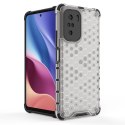 Honeycomb etui pancerny pokrowiec z żelową ramką Xiaomi Redmi K40 Pro+ / K40 Pro / K40 / Poco F3 czarny