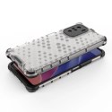 Honeycomb etui pancerny pokrowiec z żelową ramką Xiaomi Redmi K40 Pro+ / K40 Pro / K40 / Poco F3 czerwony