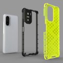 Honeycomb etui pancerny pokrowiec z żelową ramką Xiaomi Redmi K40 Pro+ / K40 Pro / K40 / Poco F3 niebieski