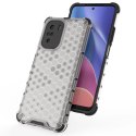 Honeycomb etui pancerny pokrowiec z żelową ramką Xiaomi Redmi K40 Pro+ / K40 Pro / K40 / Poco F3 zielony