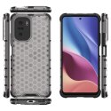 Honeycomb etui pancerny pokrowiec z żelową ramką Xiaomi Redmi K40 Pro+ / K40 Pro / K40 / Poco F3 przezroczysty