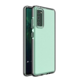 Spring Case pokrowiec żelowe etui z kolorową ramką do Samsung Galaxy A02s EU czarny