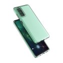 Spring Case pokrowiec żelowe etui z kolorową ramką do Samsung Galaxy A12 / Galaxy M12 ciemnoróżowy