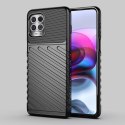 Thunder Case elastyczne pancerne etui pokrowiec Motorola Moto G100 / Edge S czarny