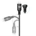 Wozinsky kabel przewód USB - Lightning 2,4A 1m czarny (WUC-L1B)