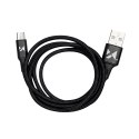 Wozinsky kabel przewód USB - microUSB 2,4A 1m czarny (WUC-M1B)