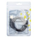 Wozinsky kabel przewód USB - microUSB 2,4A 1m czarny (WUC-M1B)