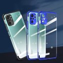 Clear Color case żelowy pokrowiec etui z metaliczną ramką Xiaomi Redmi Note 10 5G / Poco M3 Pro czerwony