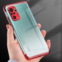 Clear Color case żelowy pokrowiec etui z metaliczną ramką Xiaomi Redmi Note 10 5G / Poco M3 Pro niebieski