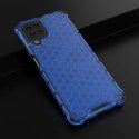 Honeycomb etui pancerny pokrowiec z żelową ramką Samsung Galaxy A22 4G niebieski