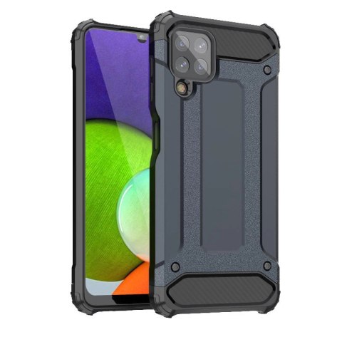 Hybrid Armor pancerne hybrydowe etui pokrowiec Samsung Galaxy A22 4G niebieski