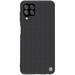 Nillkin Textured Case wytrzymałe wzmocnione etui z żelową ramką i nylonem na tyle Samsung Galaxy A22 4G czarny