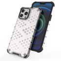 Honeycomb etui pancerny pokrowiec z żelową ramką iPhone 13 Pro Max czarny