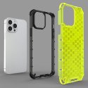 Honeycomb etui pancerny pokrowiec z żelową ramką iPhone 13 Pro Max niebieski