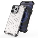 Honeycomb etui pancerny pokrowiec z żelową ramką iPhone 13 Pro czarny