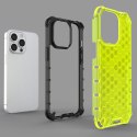 Honeycomb etui pancerny pokrowiec z żelową ramką iPhone 13 Pro niebieski