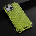 Honeycomb etui pancerny pokrowiec z żelową ramką iPhone 13 mini zielony