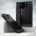 Carbon Case elastyczne etui pokrowiec iPhone 13 Pro Max czarny