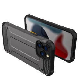 Hybrid Armor pancerne hybrydowe etui pokrowiec iPhone 13 Pro Max niebieski